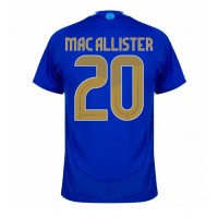 Fotballdrakt Herre Argentina Alexis Mac Allister #20 Bortedrakt Copa America 2024 Kortermet